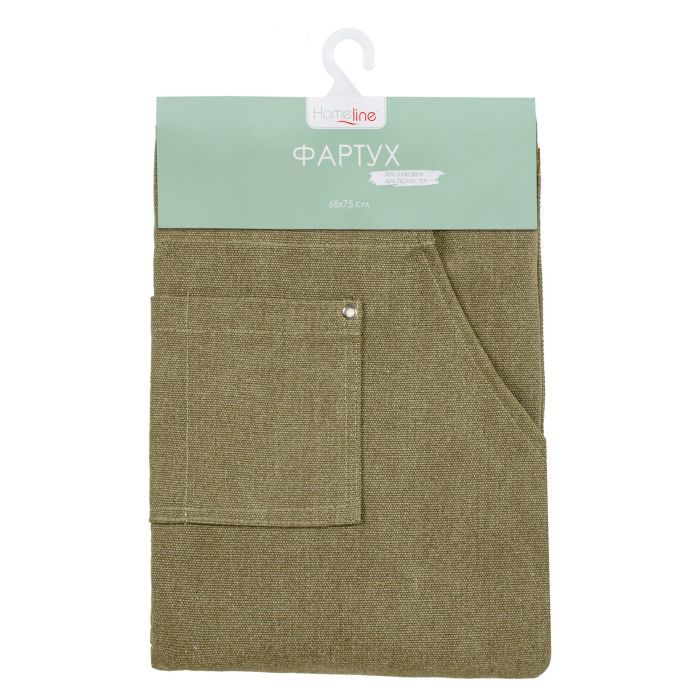 Фартук Home Line Canvas (оливковый) 68x80 см (182781) изображение 5