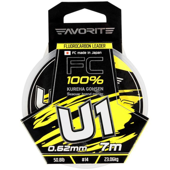 Флюорокарбон Favorite U1 FC 7m 16/0.66mm 59.2lb/26.87kg (1693.11.91) изображение 2
