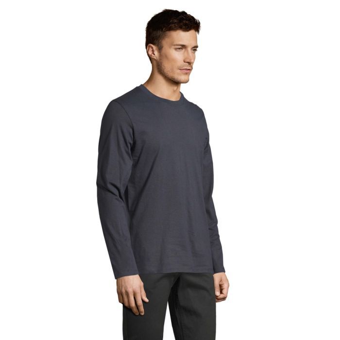 Лонгслив Sol's Imperial LSL men графітовий XL (02074381XL) изображение 3