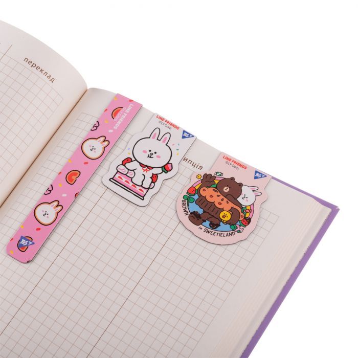 Закладки для книг Yes магнитные Line Friends 3 шт (708358) изображение 3