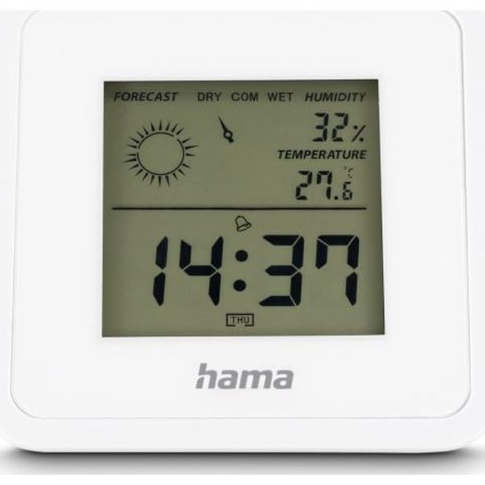 Термо-гигрометр Hama Borneo White (00185891)