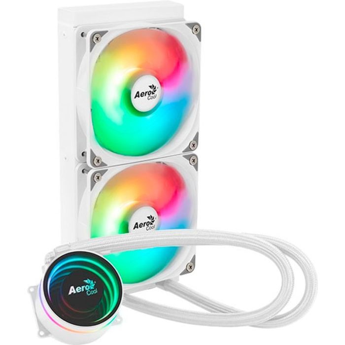 Система жидкостного охлаждения AeroCool Oasis L240 White (ACLA-OA24117.21) изображение 2