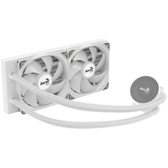 Система жидкостного охлаждения AeroCool Oasis L240 White (ACLA-OA24117.21) изображение 3