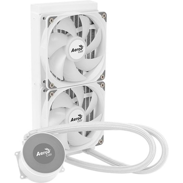 Система жидкостного охлаждения AeroCool Oasis L240 White (ACLA-OA24117.21) изображение 4