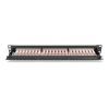 Патч-панель 19" 24xRJ-45 STP cat.6a, 1U, black Digitus (DN-91624S-EA-B) изображение 2