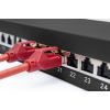 Патч-панель 19" 24xRJ-45 STP cat.6a, 1U, black Digitus (DN-91624S-EA-B) изображение 5
