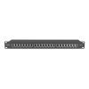 Патч-панель 19" 24xRJ-45 STP cat.6a, 1U, black Digitus (DN-91624S-EA-B)