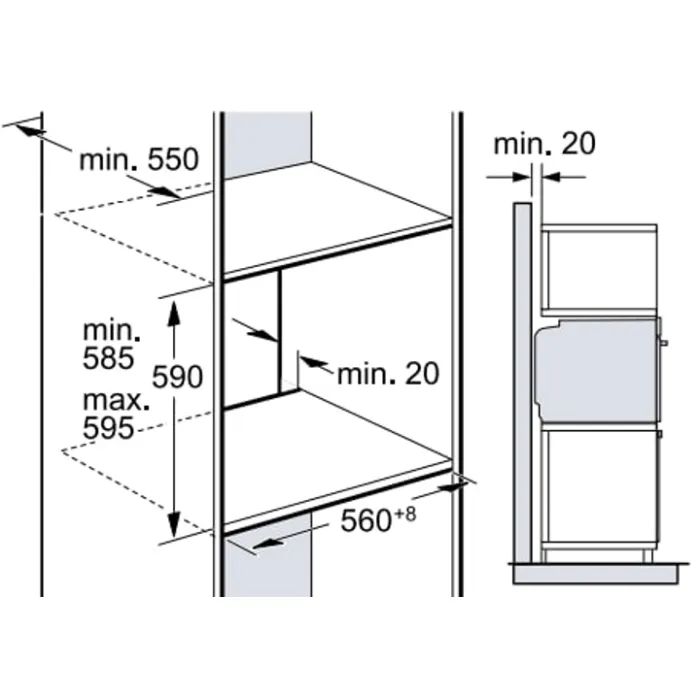 Духовой шкаф Bosch HJG852YT0T изображение 8