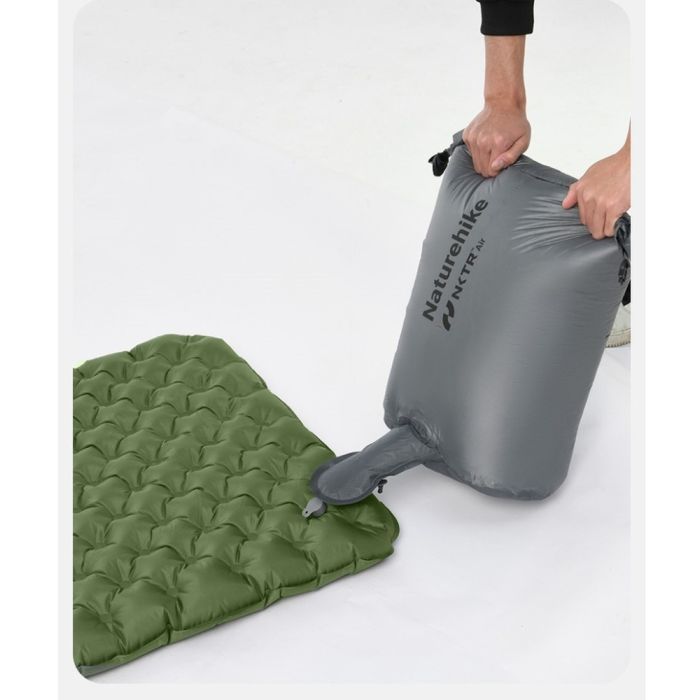 Туристический коврик Naturehike CNK2450WS014 196х64х8 см зелений (6976023926778) изображение 4