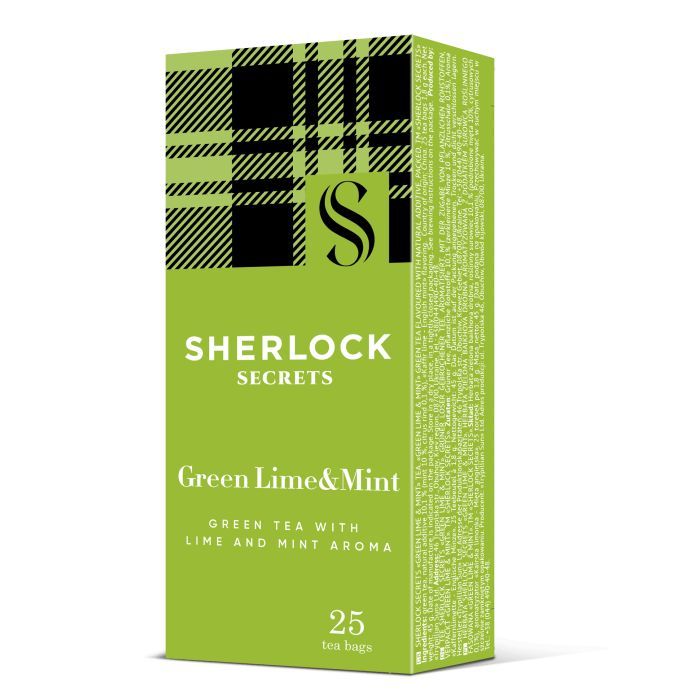 Чай Sherlock Secrets Green Lime&Mint зеленый 25х1.8 г (shs.01725)