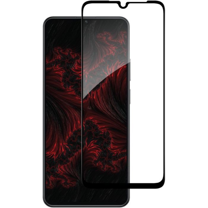 Стекло защитное Intaleo Full Glue Realme Note 60X Black (1283126609053) изображение 2