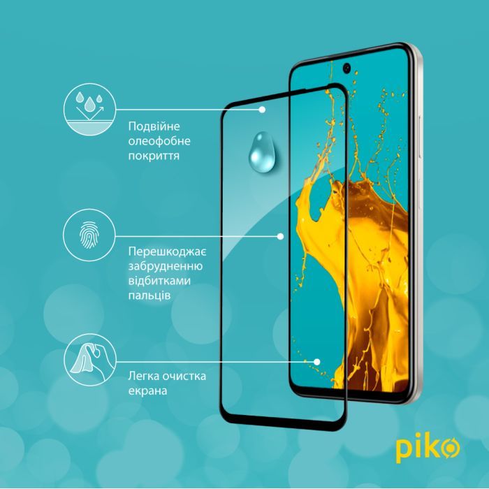 Скло захисне Piko Full Glue Infinix Hot 50i Black (1283126607097) зображення 4