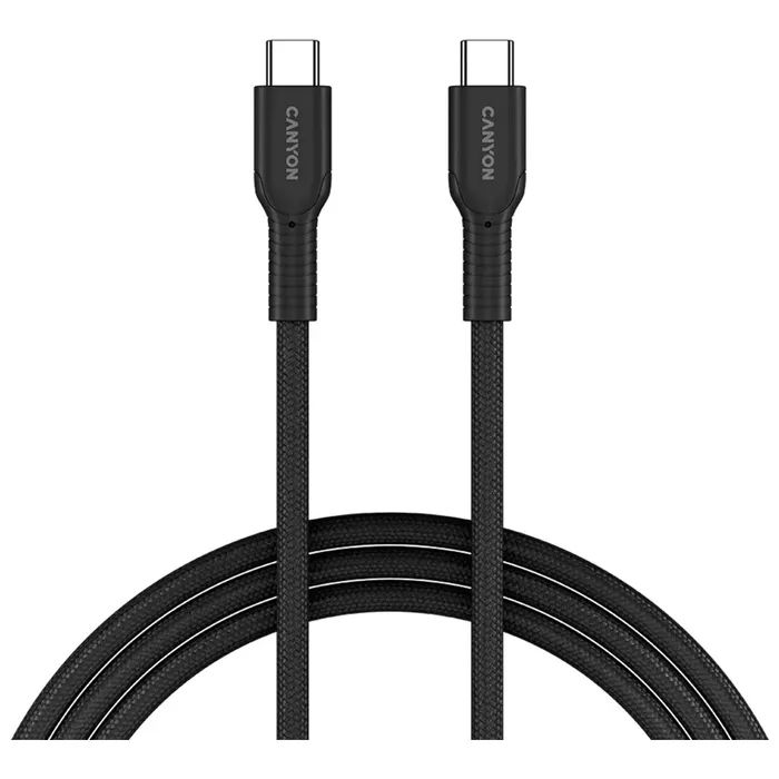 Дата кабель USB-C to USB-C 1.0m OnWire 60CL C-C 60W COLOR Braided 1m Purple Canyon (CND-CCAP60AB10PU)