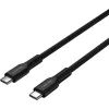 Дата кабель USB-C to USB-C 1.0m OnWire 60CL C-C 60W COLOR Braided 1m Black Canyon (CND-CCAP60AB10B) зображення 2