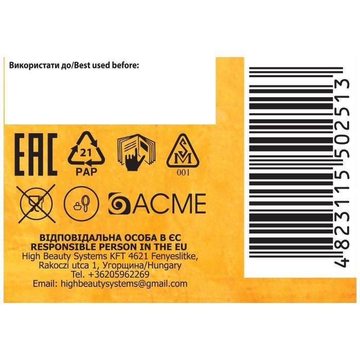 Краска для волос Acme Color Avena Blond Color Стойкая 216 - Пепельный блонд (4823115502469) изображение 4