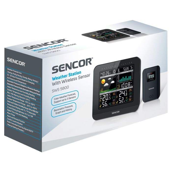 Метеостанция Sencor SWS5800 изображение 8