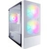 Корпус 1stPlayer X4-M-WH-2F1P-W-1F1-W