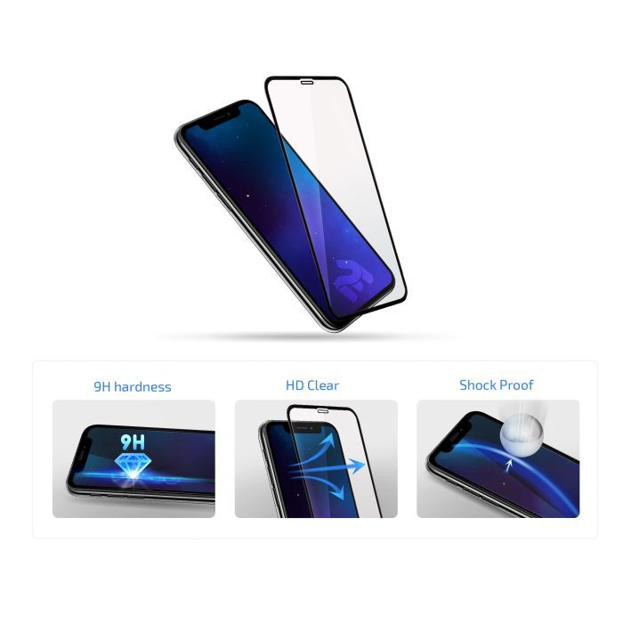 Стекло защитное 2E TECNO Spark 10 (KI5q) 2.5D FCFG black (2E-TC-SP10-SMFCFG-BB) изображение 4