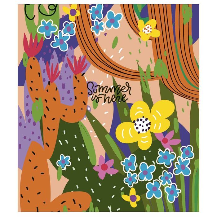 Зошит Школярик Summer is Here 80 аркушів лінія (080-3225L) зображення 3