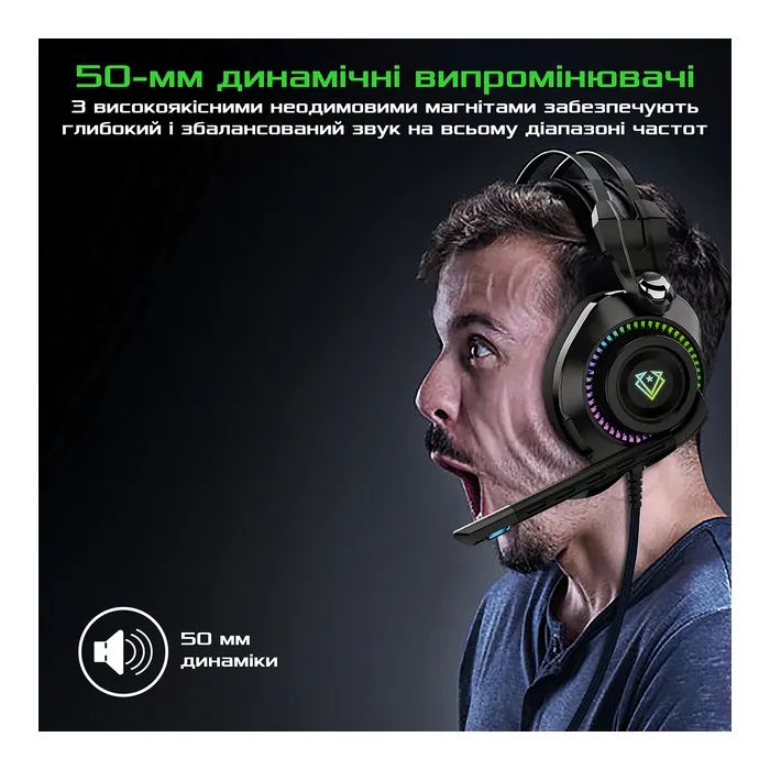 Наушники Vertux Bogota 7.1 USB Black (bogota.black) изображение 2