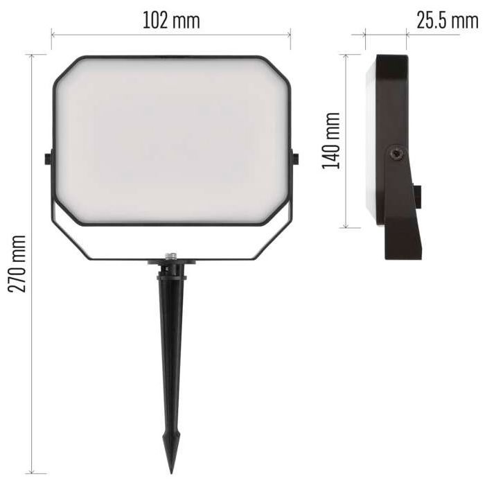 Прожектор EMOS ZIW181R 4 Вт RGBIC WIFI (ZIW181R) зображення 9
