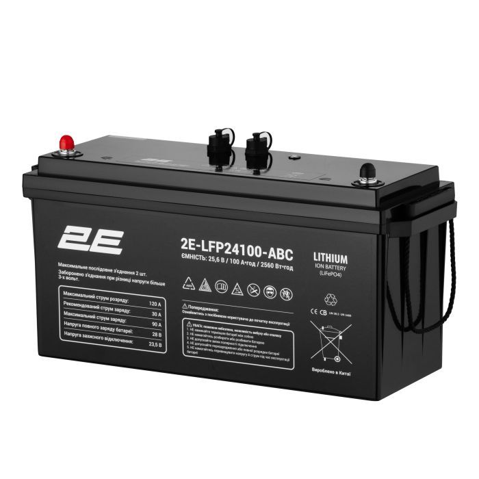 Батарея LiFePo4 2E 24V-100Ah, ABC 8S (2E-LFP24100-ABC) изображение 3