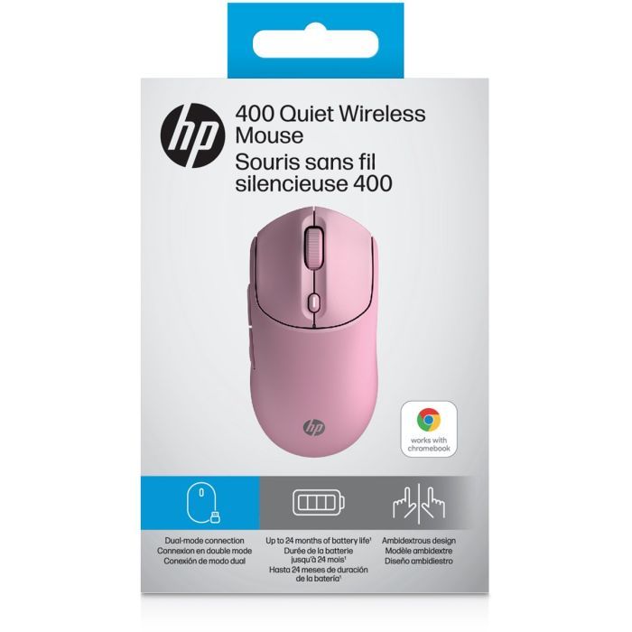 Мышка HP 400 Quiet Wireless/Bluetooth Pink (AZ7B5AA) изображение 15