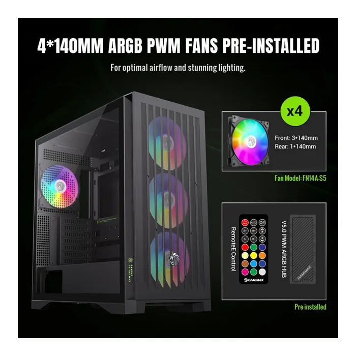 Корпус Gamemax LEADER 2 BK зображення 7