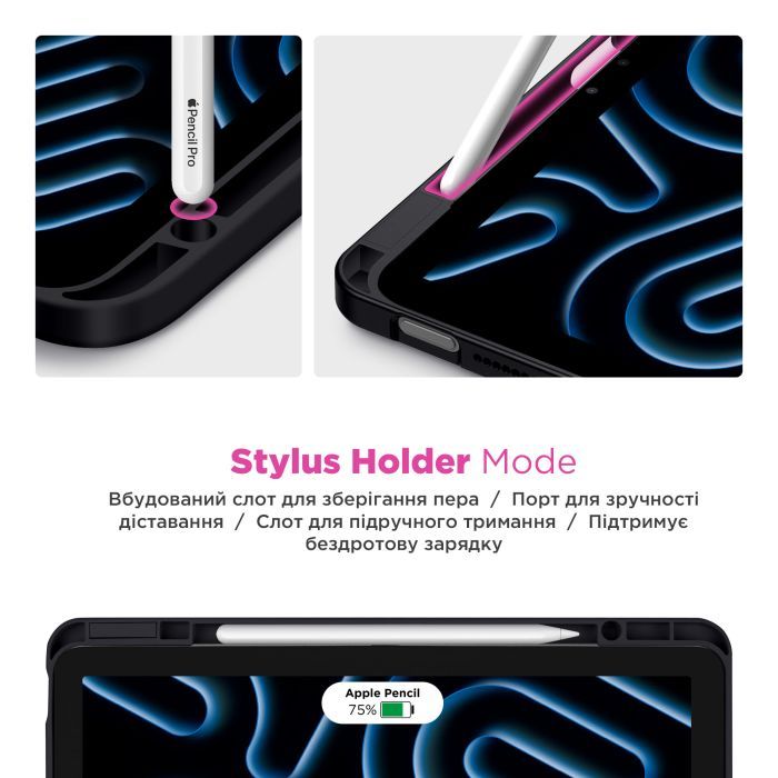 Чохол до планшета Armorstandart Y-Type PEN Xiaomi Pad 7 / 7 Pro Black (ARM85536) зображення 4