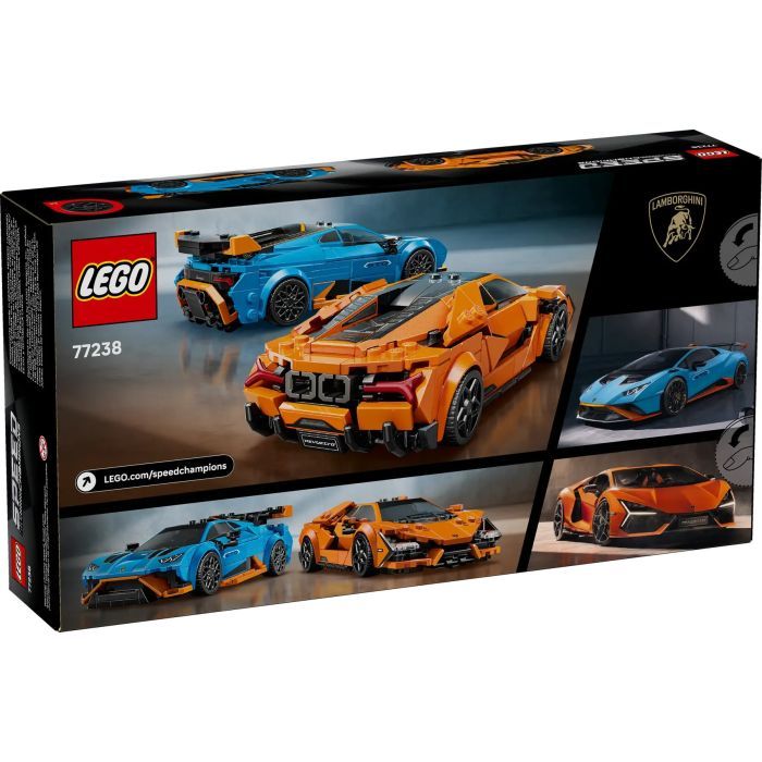 Конструктор LEGO Speed Champions Lamborghini Revuelto та Huracan STO (77238) зображення 2