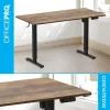 Компьютерный стол OfficePro ODE1470DW Dark Wood/Black (ODE1470DW) изображение 3