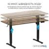 Компьютерный стол OfficePro ODE1470DW Dark Wood/Black (ODE1470DW) изображение 8