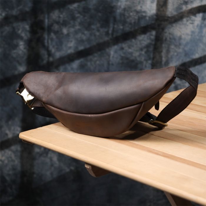 Сумка Shvigel Из натуральной кожи Коричневая (23139) изображение 10