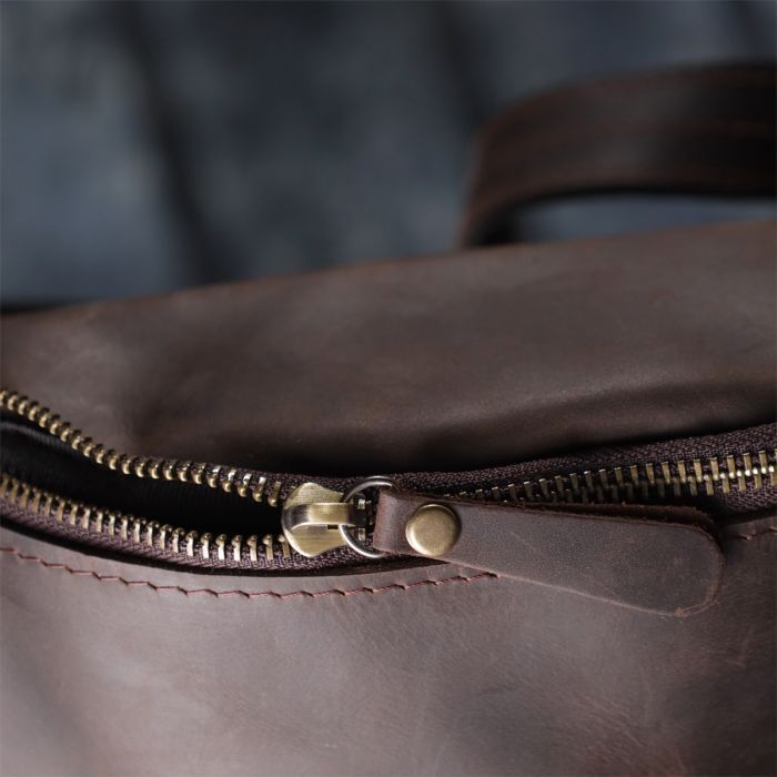 Сумка Shvigel Из натуральной кожи Коричневая (23139) изображение 11