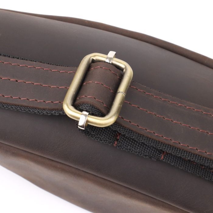 Сумка Shvigel Из натуральной кожи Коричневая (23139) изображение 5