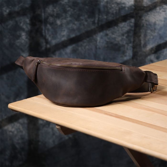 Сумка Shvigel Из натуральной кожи Коричневая (23139) изображение 9