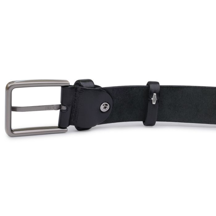 Ремень Vintage Мужской кожаный Черный (20700) изображение 3