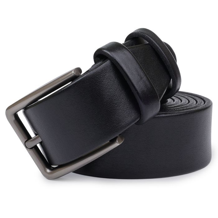 Ремень Vintage Мужской кожаный Черный (20700) изображение 5