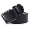 Ремень Vintage Мужской кожаный Черный (20700) изображение 5