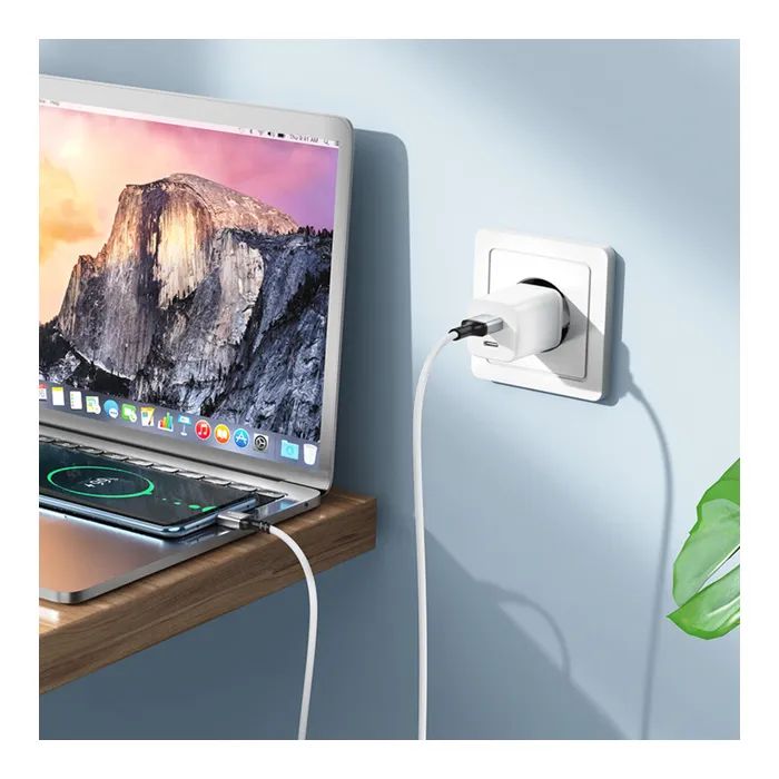 Дата кабель USB 2.0 AM to USB-C 1.0m silicone white BOROFONE (6974443386424) зображення 4
