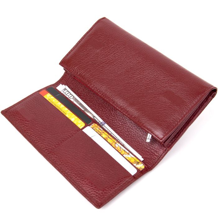 Кошелек ST Leather Темно-красный (19392) изображение 5