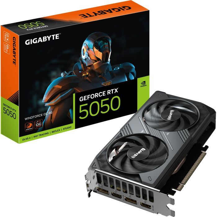 Відеокарта GIGABYTE GeForce RTX5050 8Gb WINDFORCE OC (GV-N5050WF2OC-8GD) зображення 10