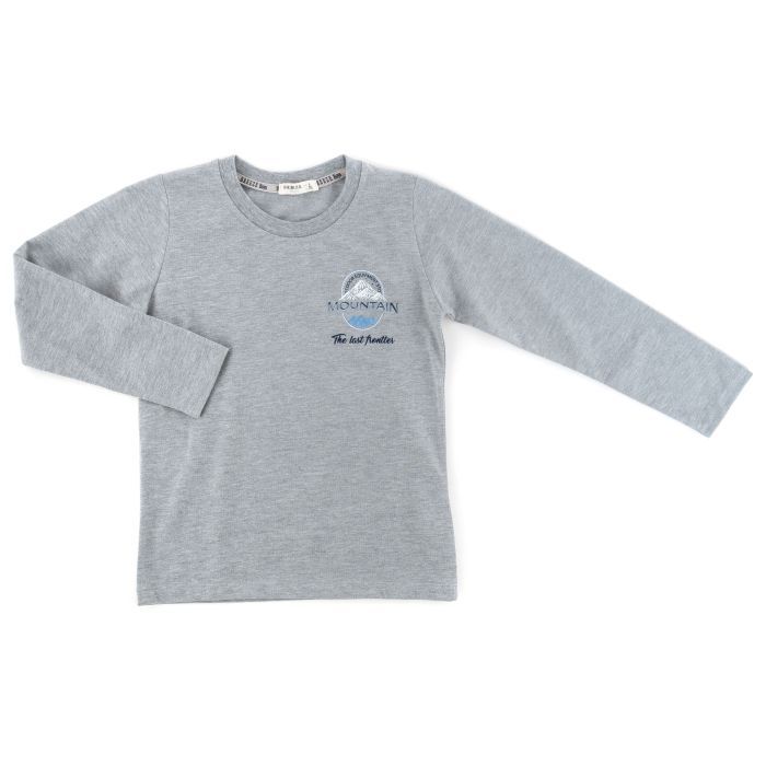 Кофта детская Breeze MOUNTAIN с длинным рукавом (22112-128B-gray)