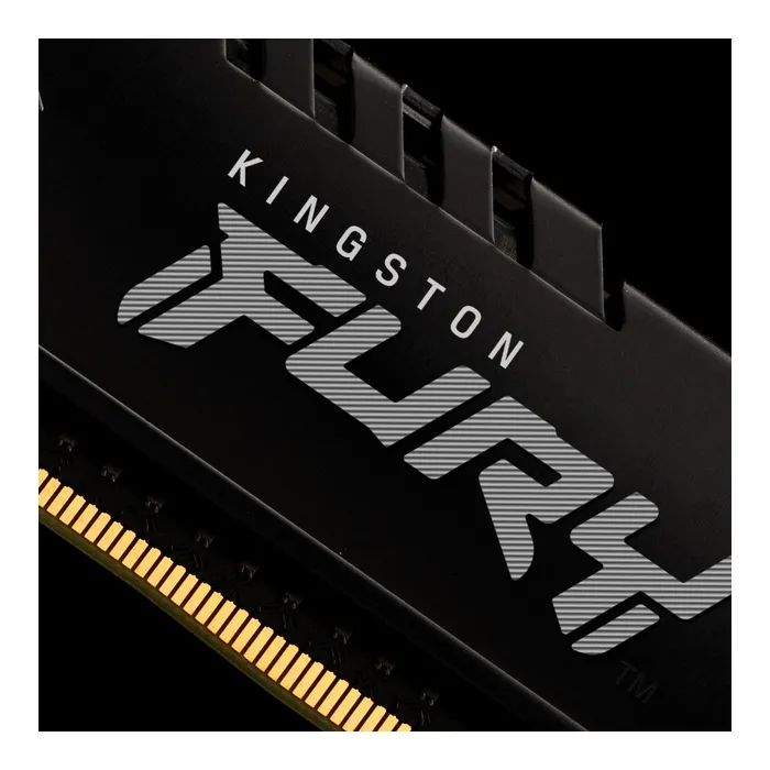 Модуль пам'яті для комп'ютера DDR4 16GB (2x8GB) 3200 MHz Black Kingston Fury (ex.HyperX) (KF432C16BBK2/16WP) зображення 8