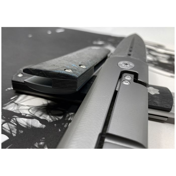 Ніж Maserin Daga, Elmax, fat carbon, синій (372/B) зображення 9