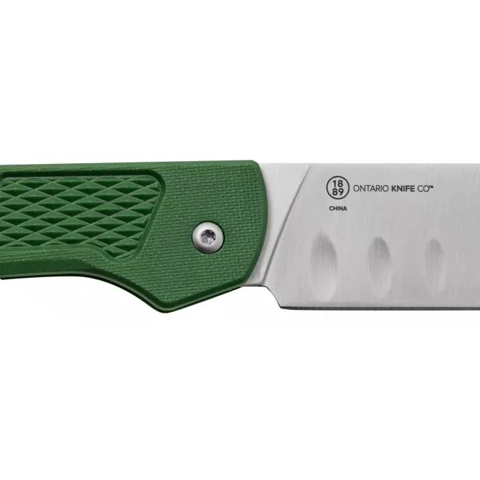 Нож Ontario Knife Camp Plus Santoku Green (ON4305) изображение 3