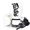 Боксерские перчатки Fairtex BGV14 White 14 унцій (бинти в комплекті) (BGV14_14oz_White)