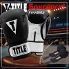 Боксерские перчатки Title Premier Leather Black/White L 14 oz (TSBG2 L BK/WH) изображение 2