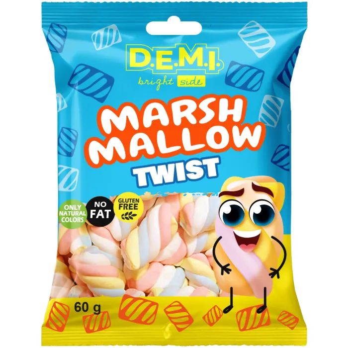 Маршмеллоу Demi Твіст 60 г (de.22385)
