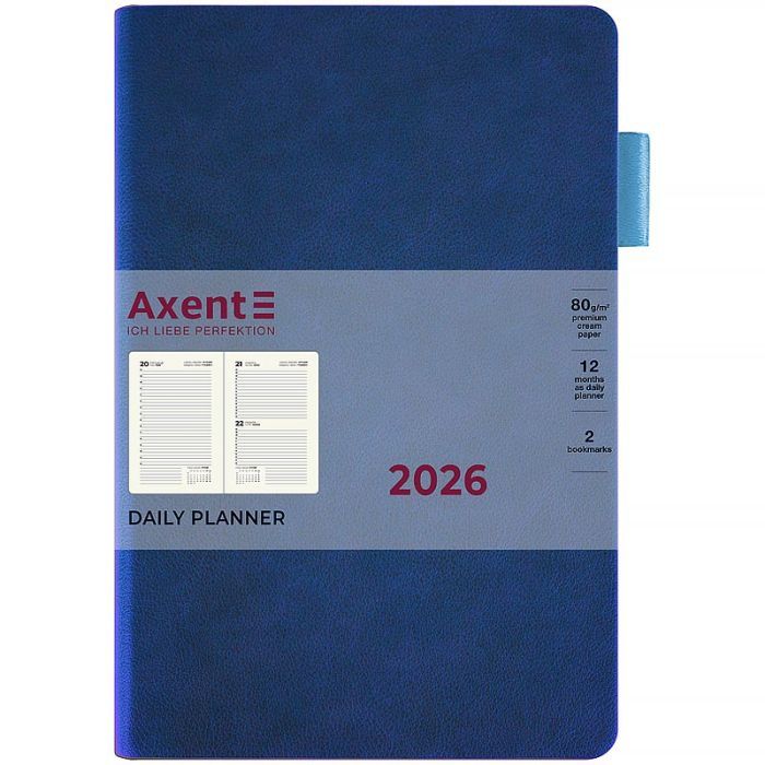 Еженедельник Axent датированный 2026 Partner Soft Muse, 145х210, зеленый (8827-26-2-A) изображение 2 Еженедельник Axent датированный 2026 Partner Soft Muse, 145х210, зеленый (8827-26-2-A) изображение 2